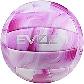 EVZOM Super Soft Volleyball Beach Volleyball Official Size 5 for Outdoor/Indoor/Pool/Gym/Training Premium Volleyballs Equipment Durability Stability Sports Ball