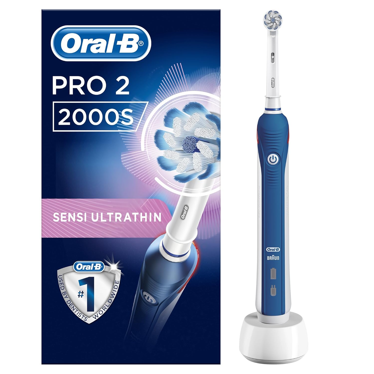 Pro por Oral-B 2000S Sensiclean Cepillo de dientes eléctrico: Amazon.es: Belleza