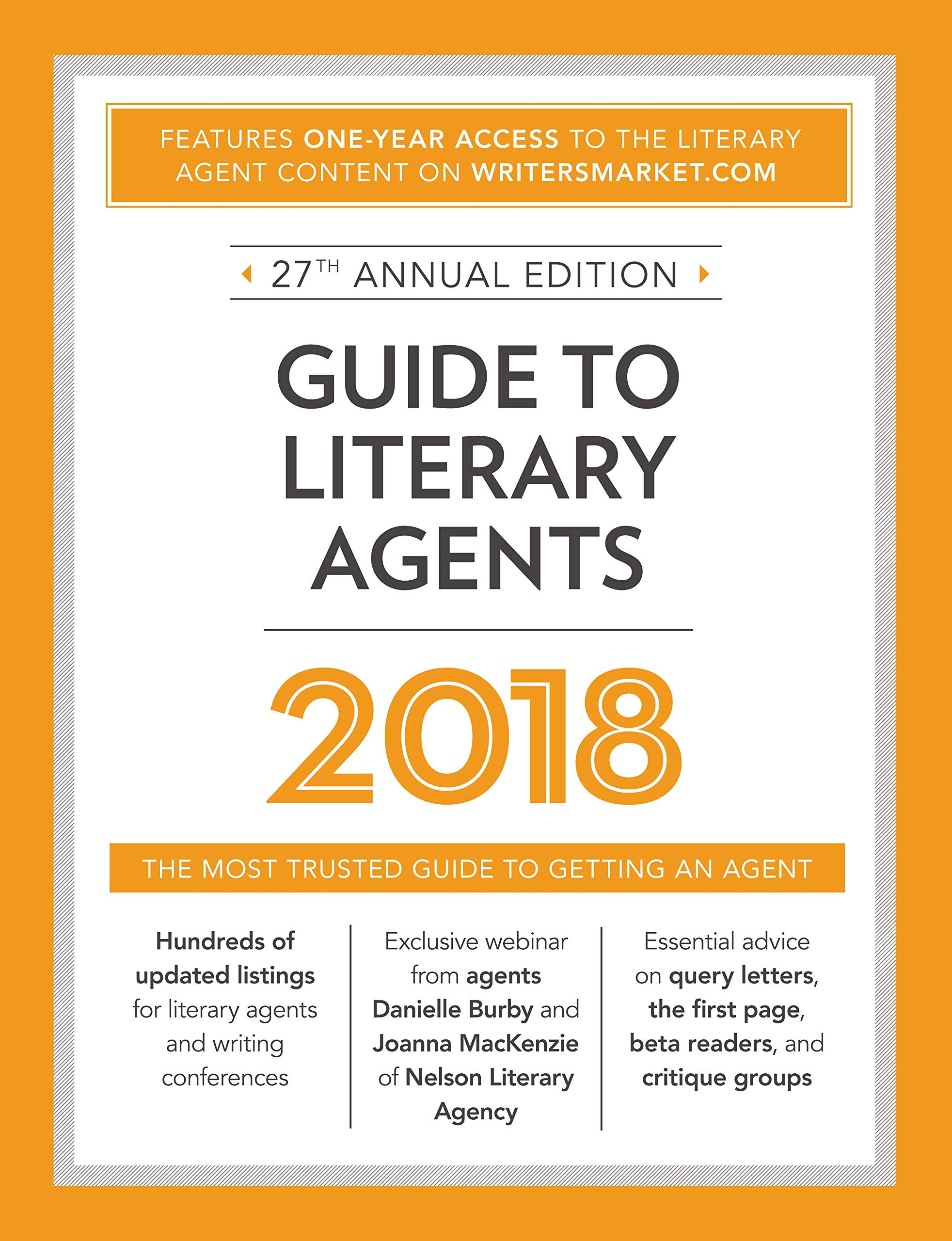 Guide to Literary Agents 2018: The Most Trusted Guide to Getting Published