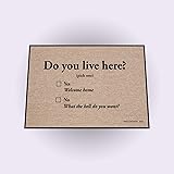 High Cotton Do You Live Here Doormat