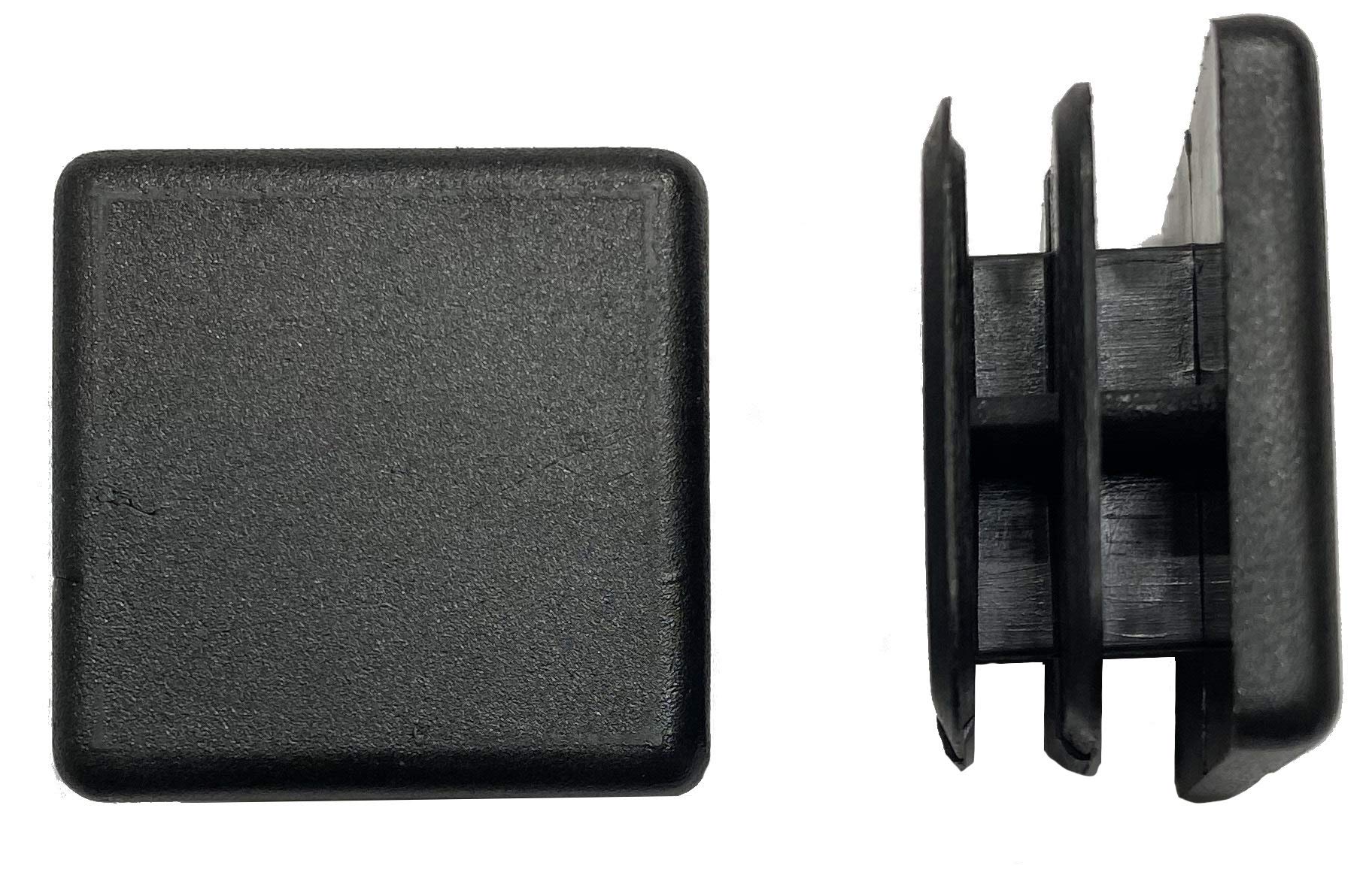 dexierp Protection Force 1" 25mm (Pack of 4) Square OD Tubing Plastic Insert Plug, Tubing Post End Cap, Chair Glide