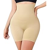 Nebility Tummy Control Shapewear Shorts High Waist Butt Lifting Panties Seamless Body Shaper Thigh Slimmer