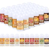 Dimsile 30 Pcs Fall Lip Balm Bulk Sunscreen Spf 30 Assorted Lip Sticks | 0.1 oz Each, Travel Size Autumn Lip Moisturizer, Thanksgiving Party Favors, Employee Gifts, Moisturizing Care Outdoor