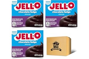 Chocolate Pudding Mix Bundle. Includes Three 1.4 Oz of Gelo Instant Chocolate Pudding Mixes. Fat Free and Sugar Free Pudding Mix, Pie Filling, Sweet Dessert, and More! With a Good For My Home Box!