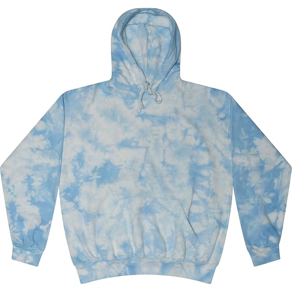 Sweat à Capuche Tie-dye Bleu Marine - Colortone - Tailles S à 3XL - Coton - Fait Main Aux USA