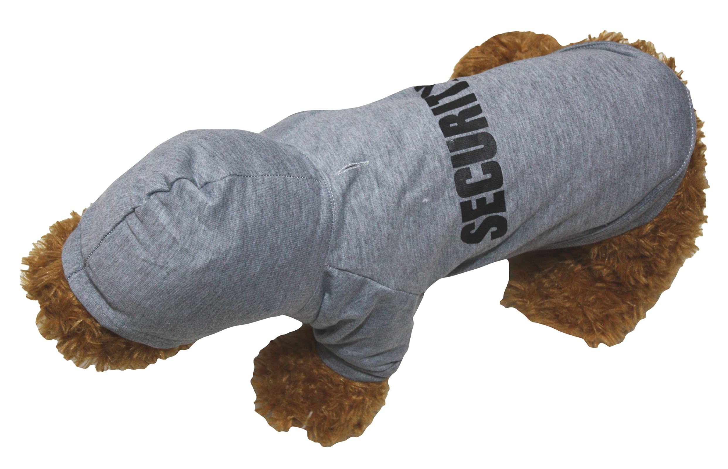 Petitebelle Security Guard Hoodie Sweatshirt Puppy Dog Shirt (Grey, Large)