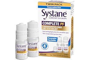 Systane COMPLETE PF Multi-Dose Preservative Free Dry Eye Drops 0.34 Fl Oz, 2 count (pack of 1) (Packaging may vary)
