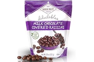 Hayden Valley Foods Milk Chocolate Covered Raisins | 26 oz Resealable Bag | No Artificial Flavors, Preservatives or Colors | Bulk Gourmet Sweet Fruit Snack