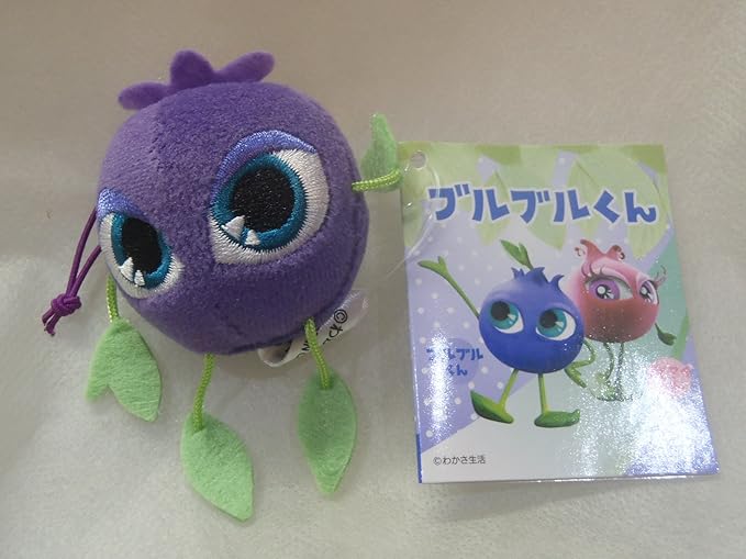 Amazon Co Jp ブルーベリーアイのわかさ生活 ブルブルくん ストラップ 家電 カメラ