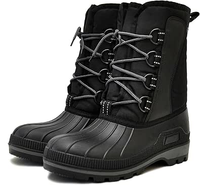 dc men's cold weather casual snow boots