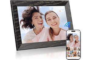 BYYBUO Digital Photo Frame 10.1 inch,WiFi Digital Picture Frame,1280x800 IPS Touch Screen 16GB Storage Photo Frame,Auto-Rotate,Wall Mountable,Share Photos or Videos via Uhale APP from Anywhere