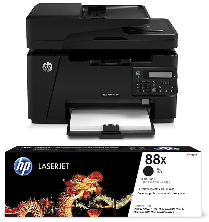 Amazon.in Buy HP Laserjet Pro M128fn AllinOne Monochrome Printer