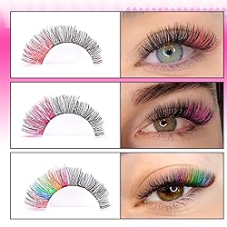 wiwoseo Colored Lash Extension 300pcs Colored