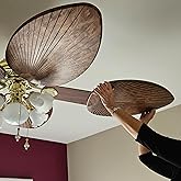 Slip-on ceiling fan blades Palm Fan Covers, Set of 5