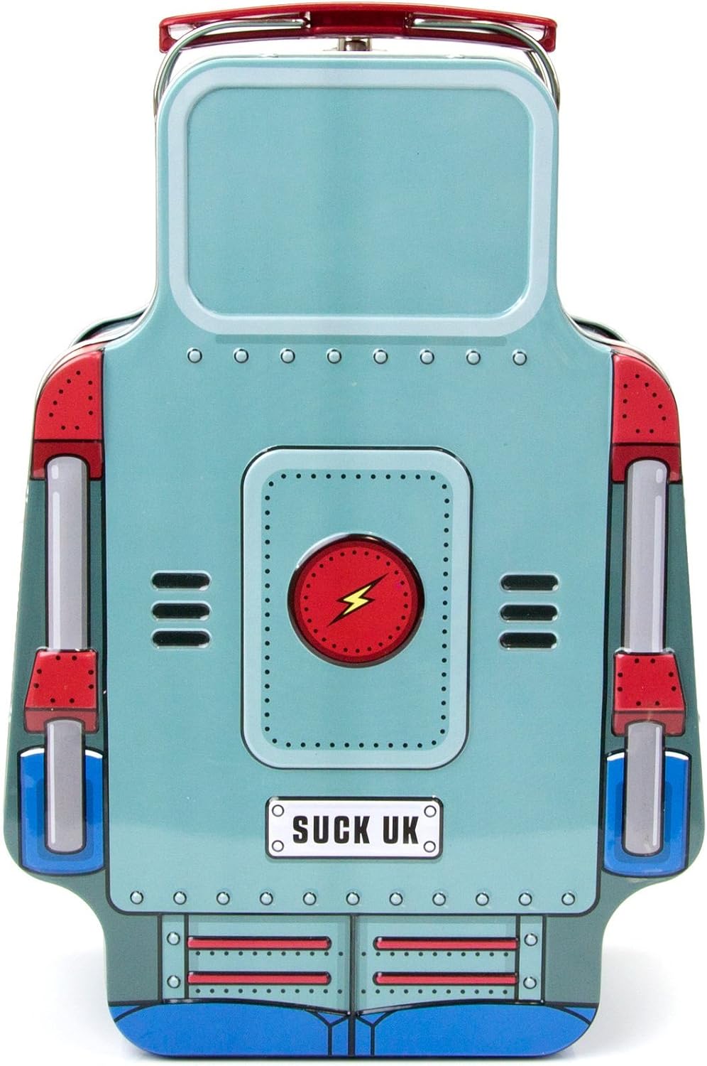 Suck UK Tin Robot Lunch Bag, Robot Lunch Box, 16.2x24.5x8.5 cm - Image 3