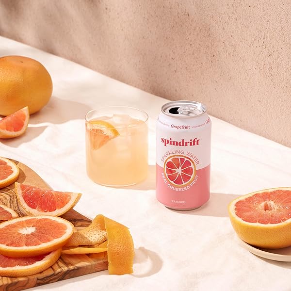 SPINDRIFT, SPARKLING WATER, GRAPEFRUIT, 12 OZ (PACK OF 8)