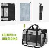 pecute Pet Carrier Bag Large Cat Carrier Handbag Gray 44x33x32.5 cm view 8