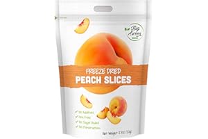 BIGGREEN Big Green Freeze Dried Fruit Slices - Peach Slices