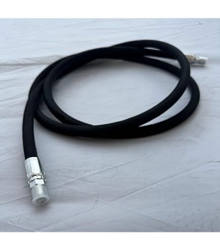 3/8" X 18" 5000 PSI Hydraulic Hose Assembly With Male Pipe Fittings