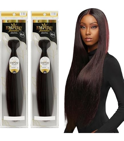 Amazon.com : Sensationnel Empire bundle 4x4 closure - straight HD