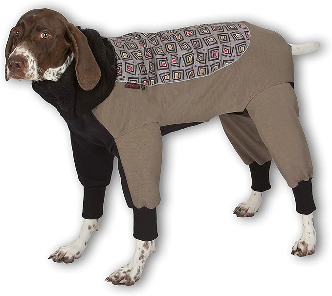 dog snowsuit with feet