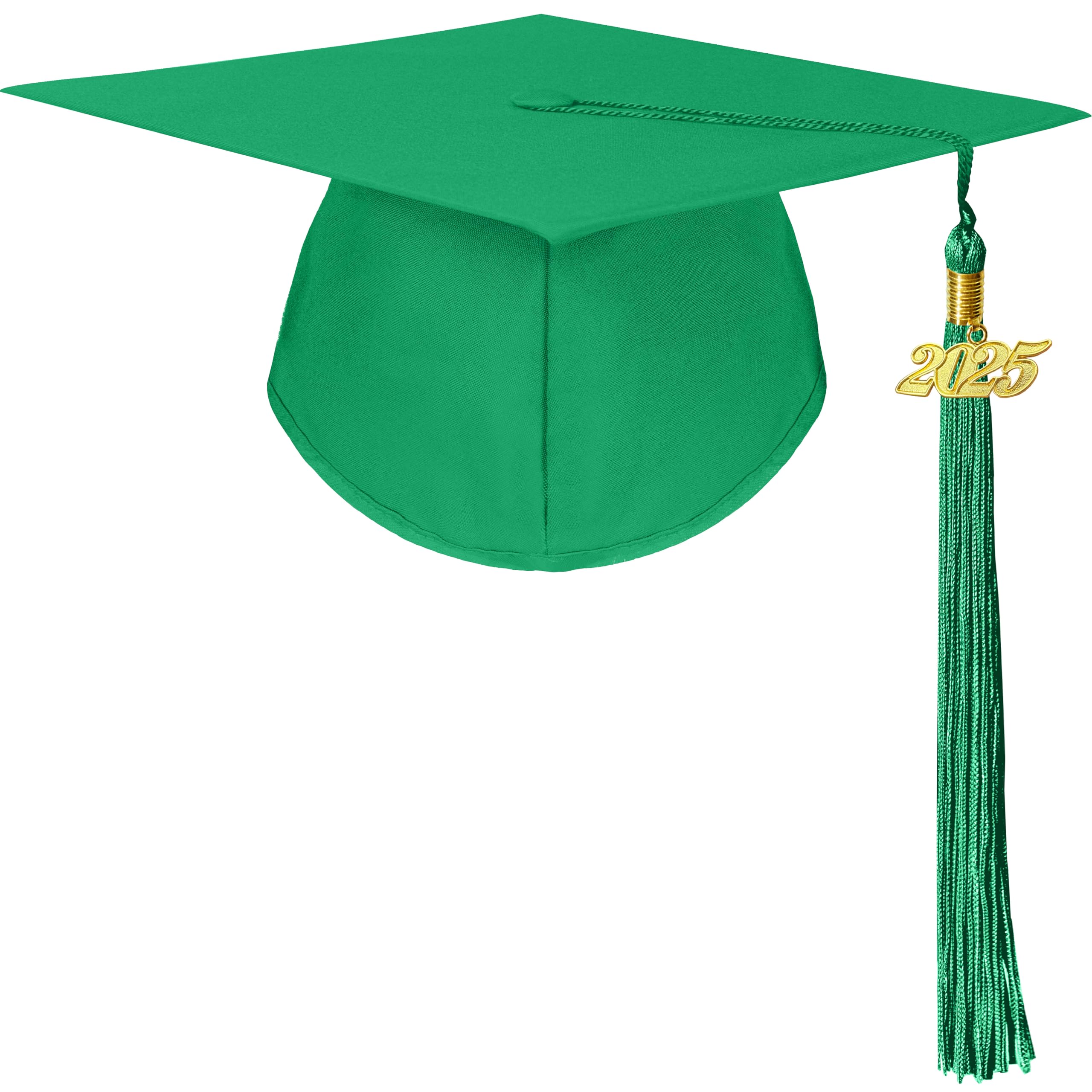 Photo 1 of GraduationForYou Unisex Graduation Cap with Tassel 2025 Emerald Green