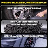 Meguiar's X1902EU Supreme Microfibre Wheel Brush, Medium, 37cm x 8cm view 2