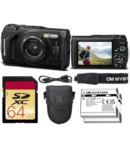 Amazon.com : OM System Tough TG-7 Underwater Camera (Black