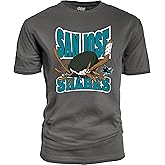 Blue 84 Unisex Kid's NHL Officially Licensed Youth T-Shirt Ringspun Hockey Bite