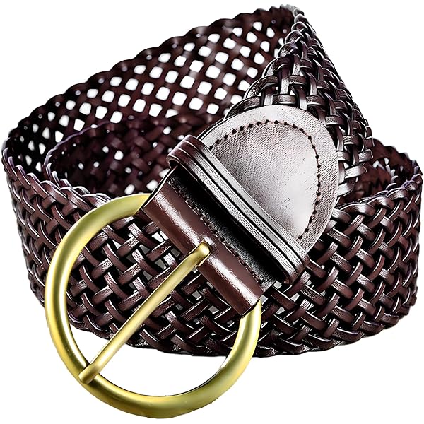 Amazon.com: eYLun Women Straw Woven Belt Elastic Braided  display picture 3