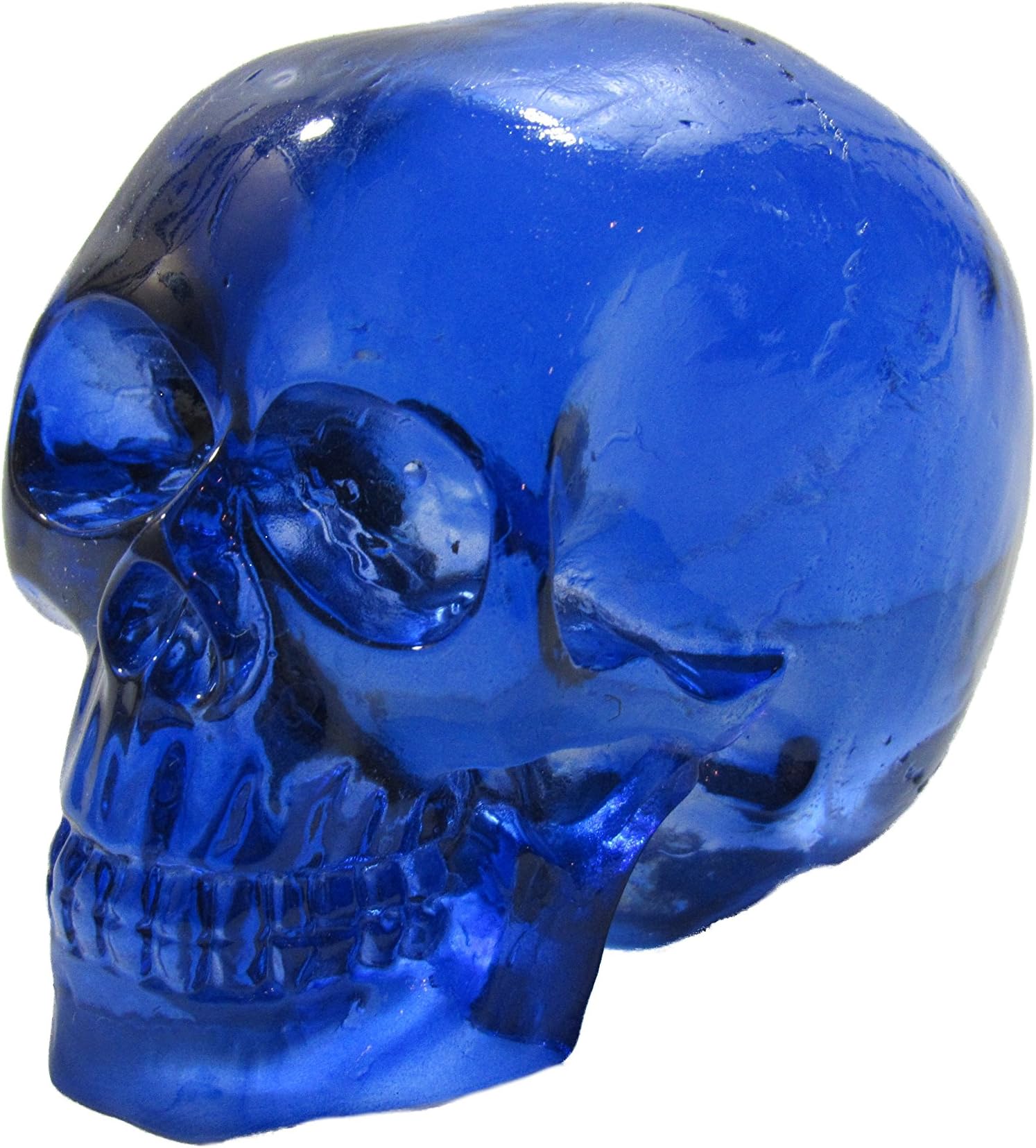 Clear Blue Skull Head Shift Knob/Decor