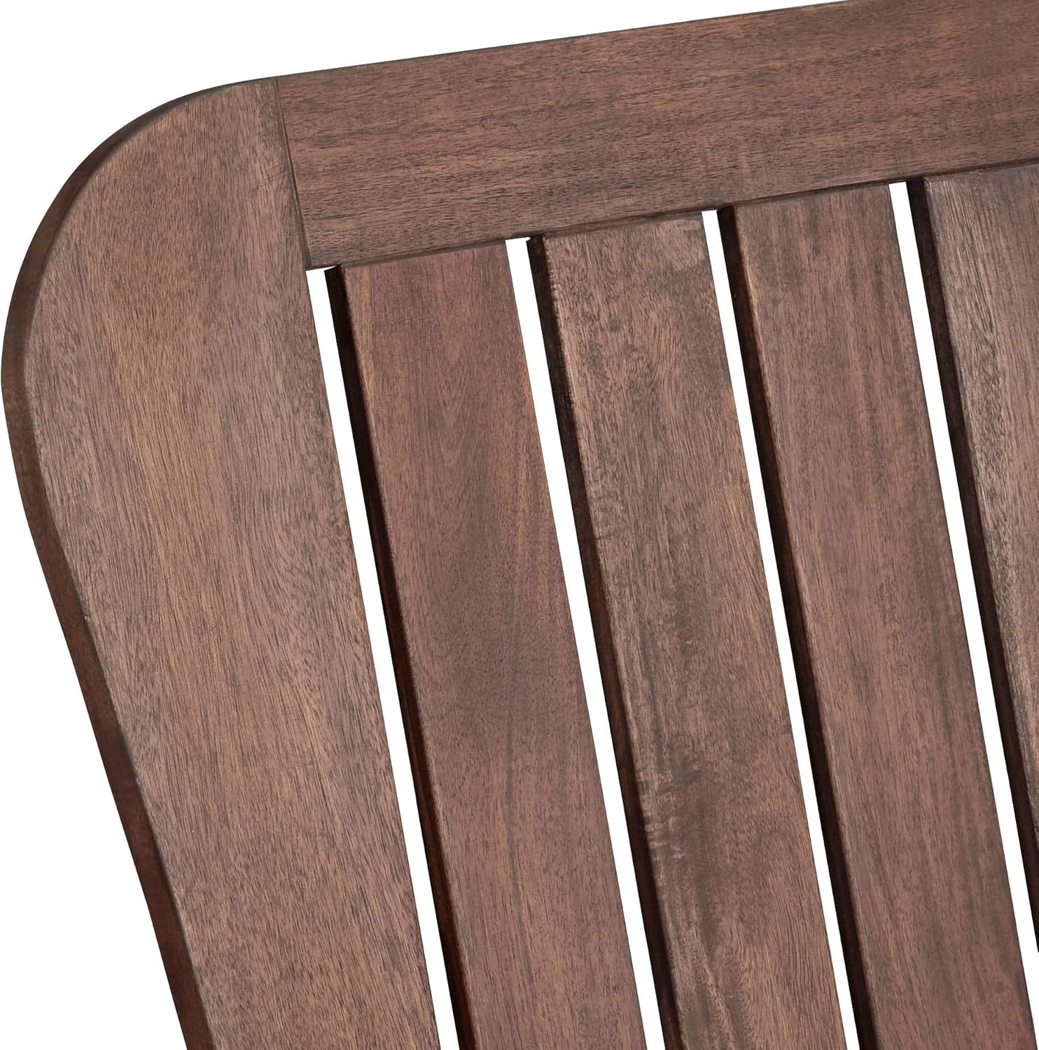 Dylan 28 1/2" Wide Acacia Dark Wood Outdoor Adirondack Chair - Teal Island Designs: Kitchen & Dining
