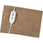 Deluxe Heating Pad Moist/Dry Heat Therapy | Moist &amp; Dry Heat Therapy for Sore Muscles, 4 Heat Settings, Sponge Included, Machine-Washable Cover