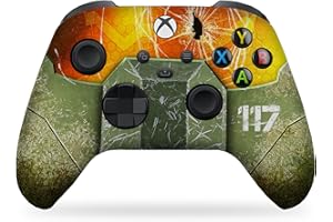 DreamController Halo Master Cheif X-box Controller Wireless compatible with X-box One/X-box Series X/S Proudly Customized in USA I Permanent HYDRODIP Print(NOT JUST A SKIN)(MODDED)