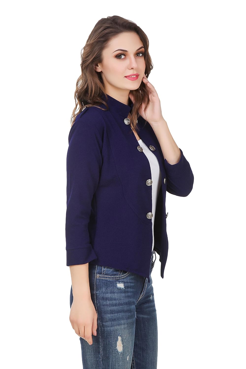 purple feather women's jacket