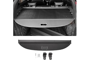 Motoforti Car Trunk Retractable Cargo Cover for Nissan Kicks 2018-2024 Rear Trunk Parcel Shelf Luggage Security Shield Shade,