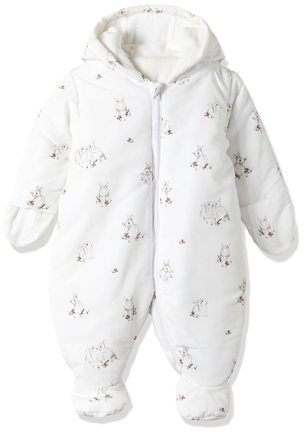 Buy Mothercare Unisex Regular Fit Sleepsuit (JF8361_White_Newborn) at