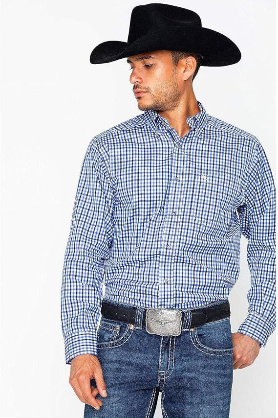 ARIAT Men's Classic Fit Long Sleeve Shirt at Amazon Men’s Clothing store