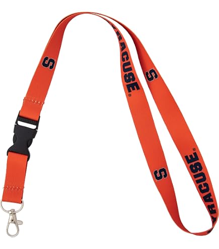 thumbnail image 2 of Syracuse University GO ORANGE Lanyard - 1-Inch Wide, Detachable Buckle, Officially Licensed 2 of 9