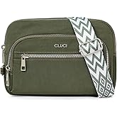 CLUCI Crossbody Bags for Women Travel,Anti Theft Crossbody Bag,Nylon Crossbody Purse,Lightweight Convertible Belt Bag RFID