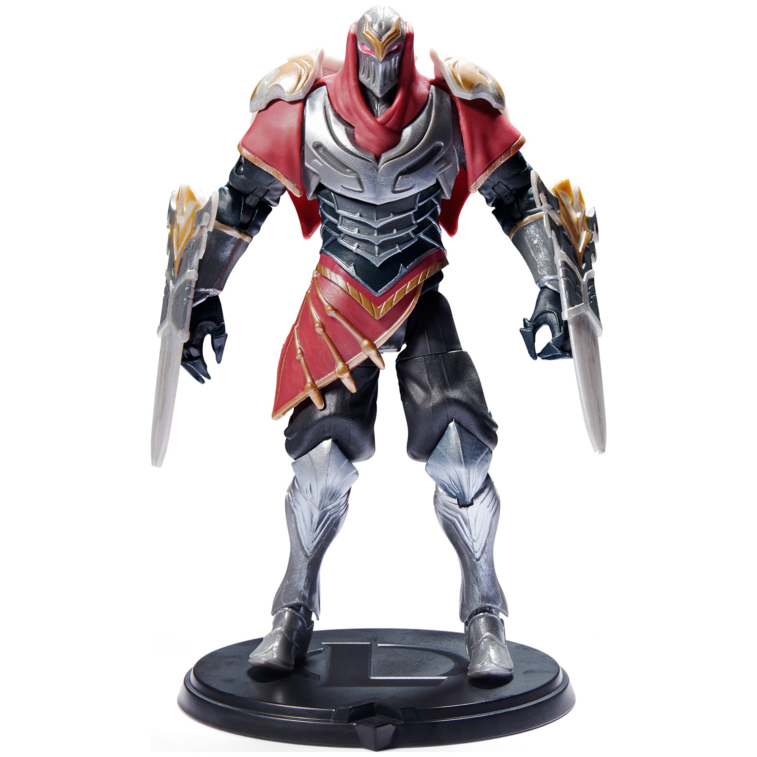 League of Legends, 6-Inch Zed Collectible Figure w/ Premium Details and 2 Accessories, The Champion Collection, Collector Grade, Ages 12 and Up