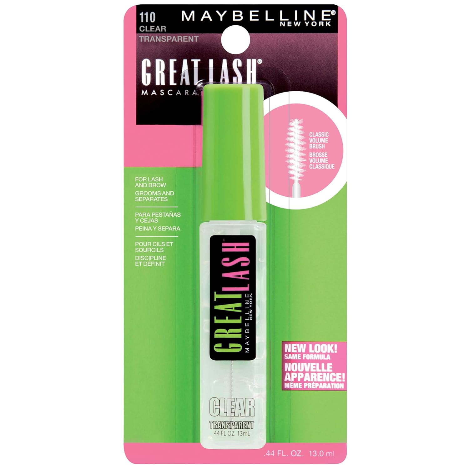 Maybelline Great Lash Washable Mascara, Clear, 1 Tube : Industrial & Scientific