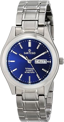 Amazon Com Sartego Men S Snt113 Barcelona Japanese Quartz Movement Watch Sartego Watches