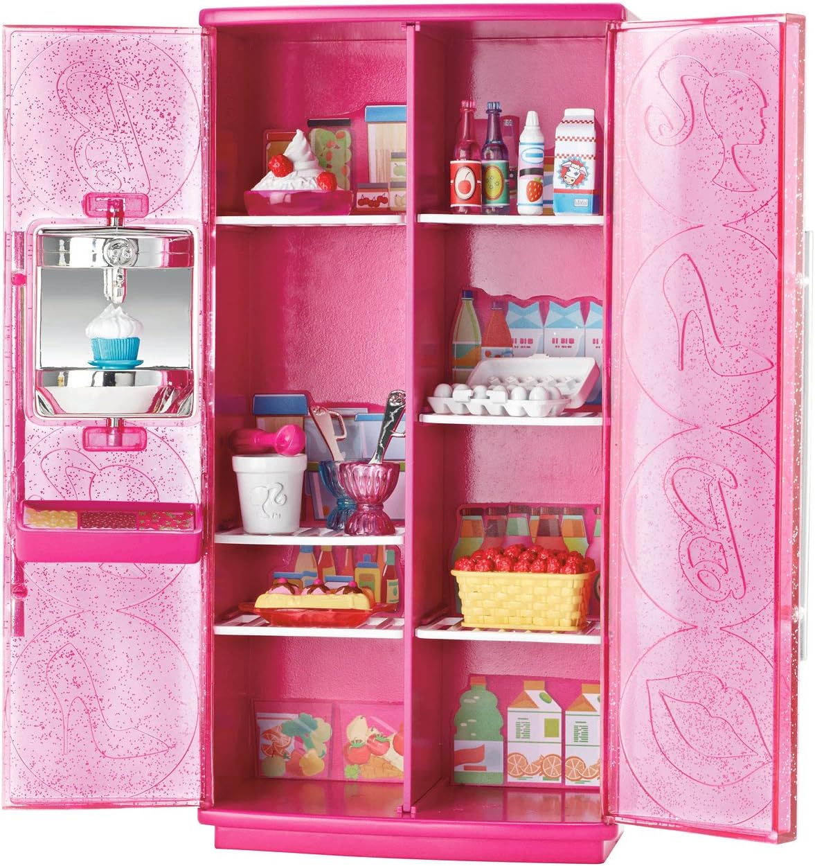 barbie fridge set