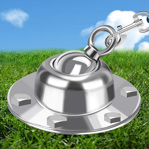 Highland Farms Select 360° Swivel Dog Tie Out Stake Dog Anchor Heavy