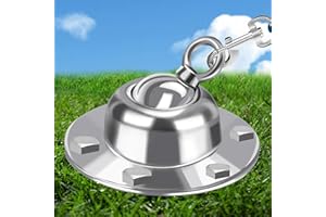 Highland Farms Select 360° Swivel Dog Tie Out Stake Dog Anchor - Heavy Duty Rust Proof Dog Yard Stake Holds 1000Lbs of Pull F