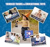 VISATOR Busy Board Montessori Toys Navy Blue Educational Sensory Board view 5