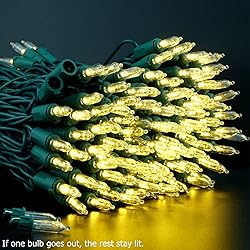 YULETIME 200 Count Warm White LED Christmas