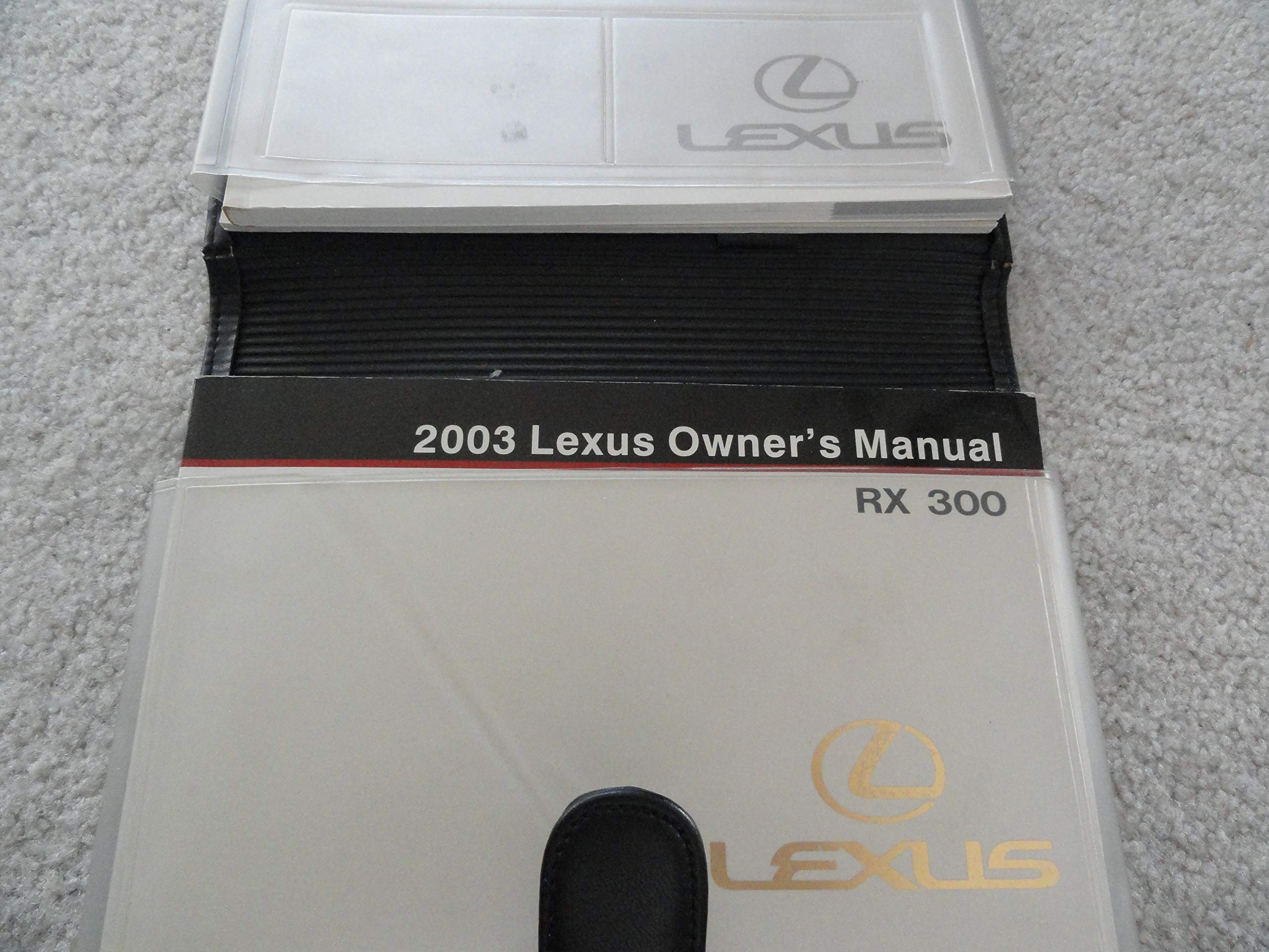 2003 Lexus RX300 RX 300 Owners Manual Paperback – 2003