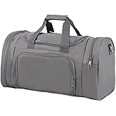 Military Tactical Outdoor Gym Bag Small Duffel Bag with Shoes Compartment for Sports Travel Camping Hunting (A-Grey)